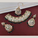 FS Collection Gold Plated Austrian Stone Choker Necklace Set