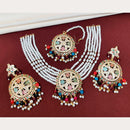 FS Collection Gold Plated Austrian Stone Choker Necklace Set