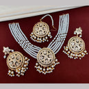 FS Collection Gold Plated Austrian Stone Choker Necklace Set