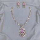 FS Collection Gold Plated Austrian Stone Necklace Set