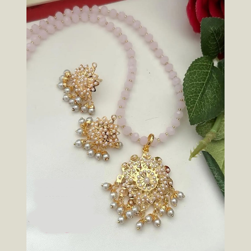 FS Collection Gold Plated Pendant Set