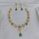 FS Collection Gold Plated Austrian Stone Necklace Set