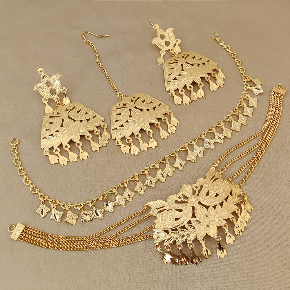 FS Collection Gold Plated Necklace Combo