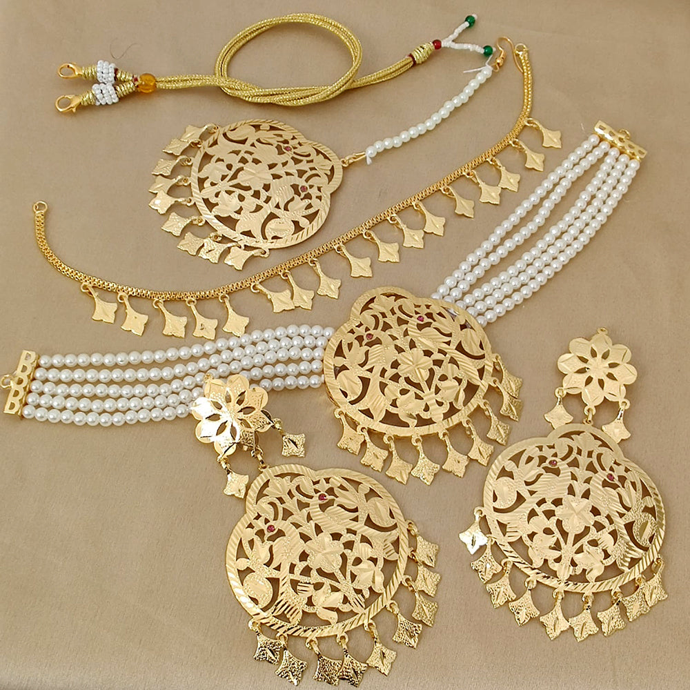 FS Collection Gold Plated Necklace Combo