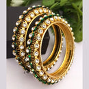 FS Collection Gold Plated Austrian Bangles Set