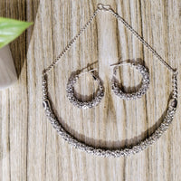 Hashtag Jewels Gold Plated Austrian Stone Necklace Set