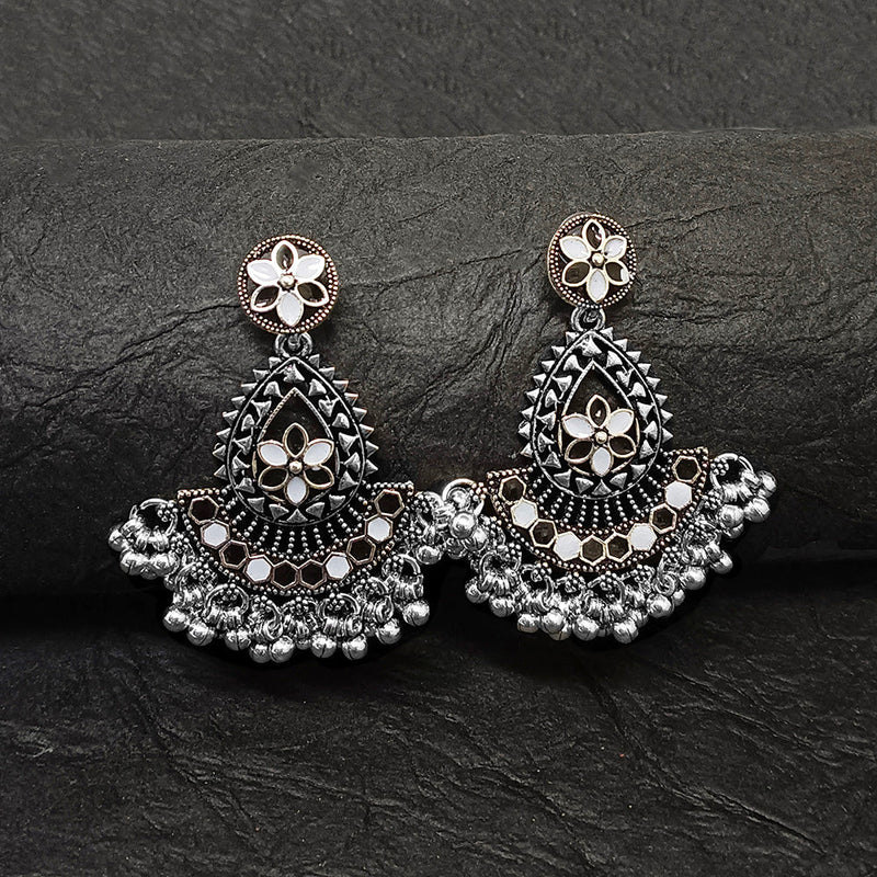 Bhavi Jewels Oxidised Plated Dangler Earrings