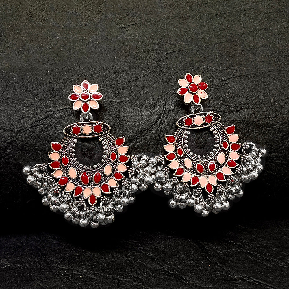 Bhavi Jewels Oxidised Plated Dangler Earrings