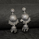 Darshana Jewels Oxidised Plated Jhumki Earrings