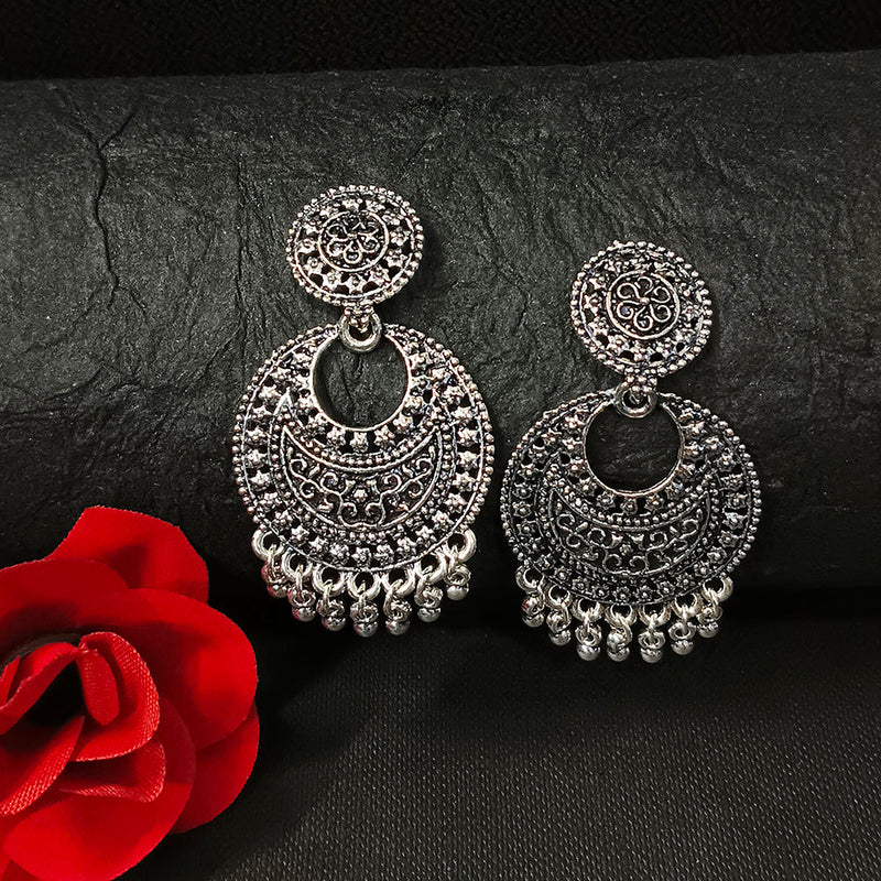 Bhavi Jewels Oxidised Plated Dangler Earrings