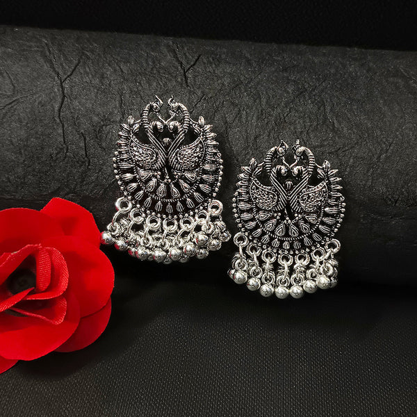Bhavi Jewels Oxidised Plated Dangler Earrings