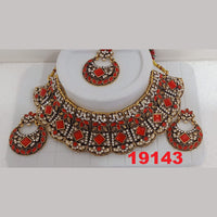 Crescent Creation Austrian Stone Necklace Set - 11471042