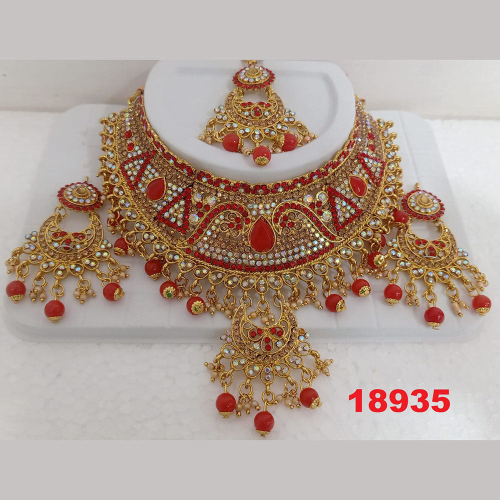 Crescent Creation Austrian Stone Necklace Set - 11471047