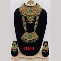 Crescent Creation Austrian Stone Bridal Jewellery Set