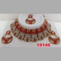 Crescent Creation Austrian Stone Necklace Set