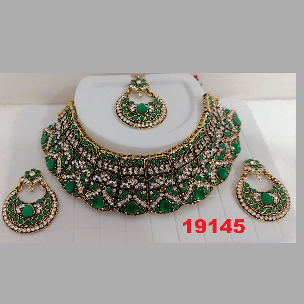 Crescent Creation Austrian Stone Necklace Set