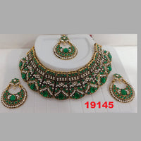 Crescent Creation Austrian Stone Necklace Set