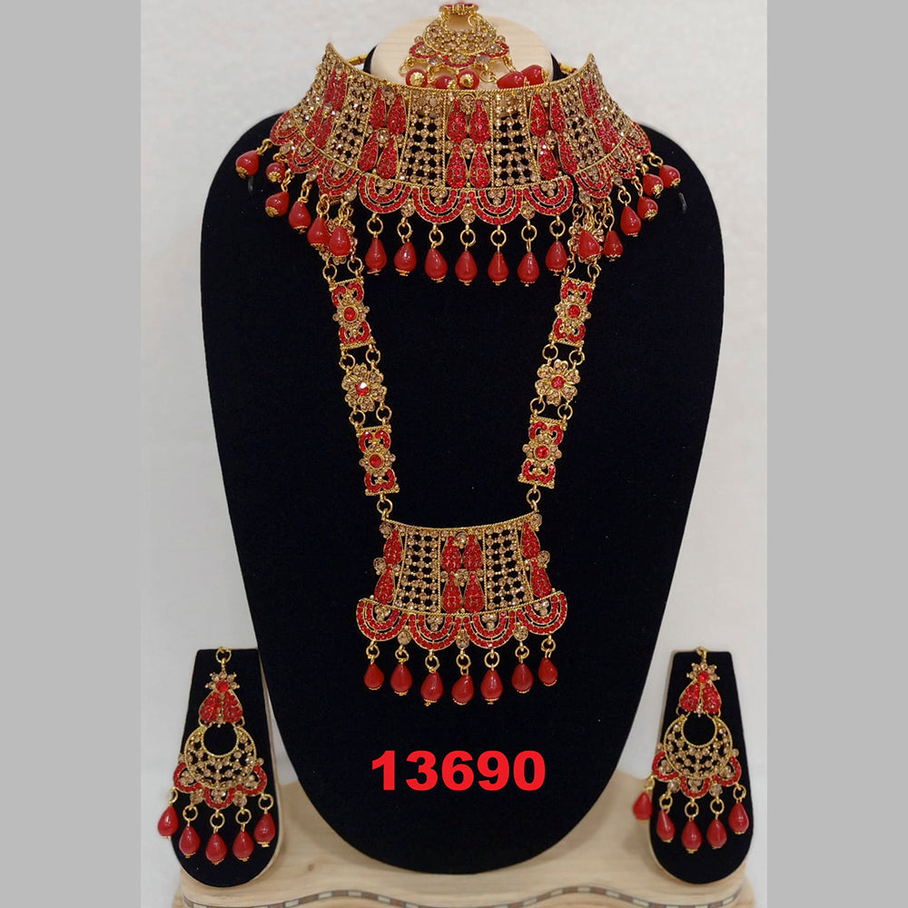 Crescent Creation Austrian Stone Bridal Jewellery Set