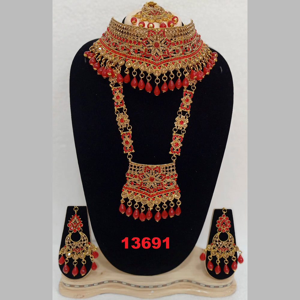 Crescent Creation Austrian Stone Bridal Jewellery Set