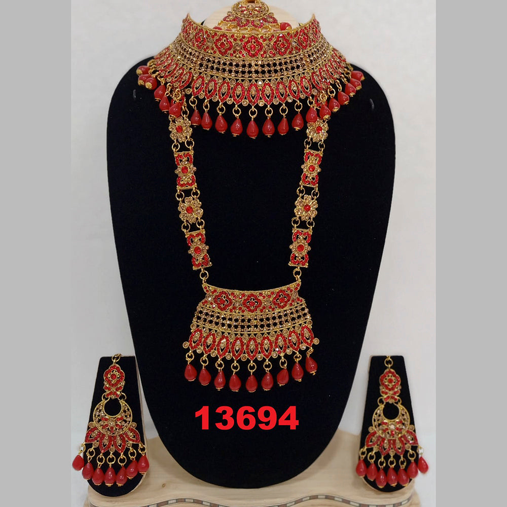 Crescent Creation Austrian Stone Bridal Jewellery Set