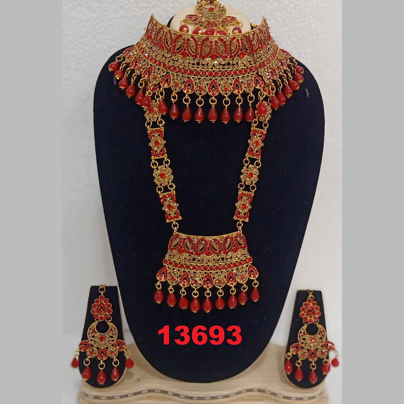 Crescent Creation Austrian Stone Bridal Jewellery Set