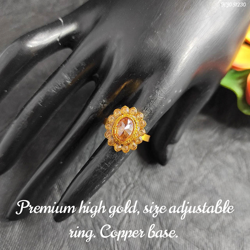 Adjustable Gold Ring - 18K Gold ⋆ DIVINE DULCET