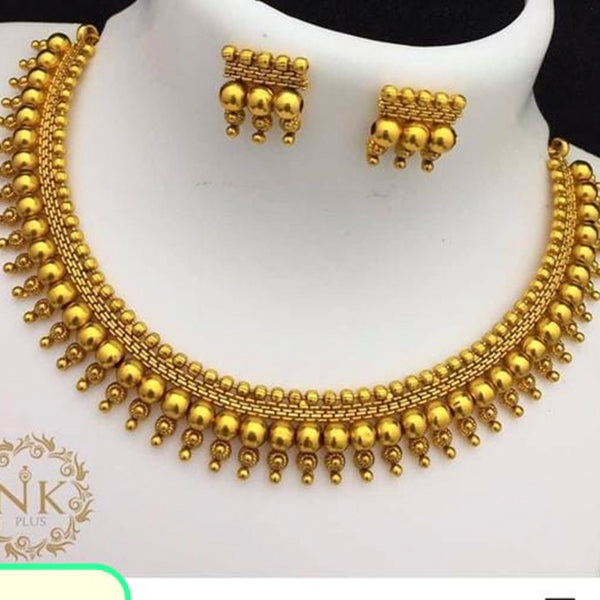 Raj Creations Gold Plated Necklace Set