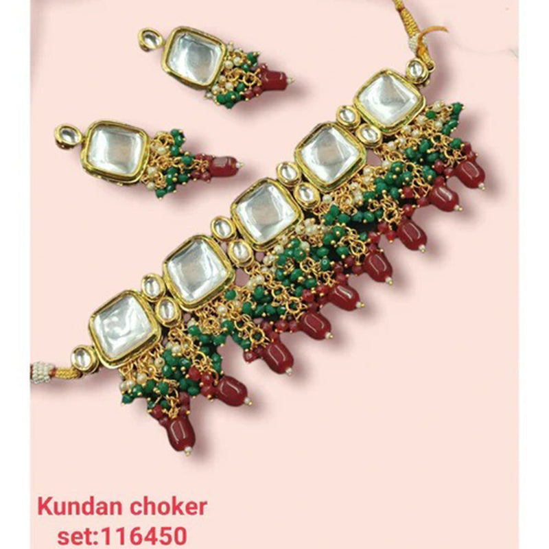 Raj Creation Kundan Choker Necklace Set