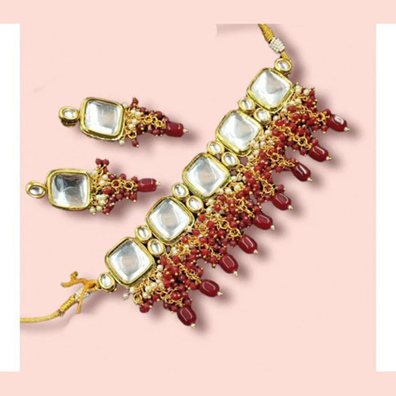 Raj Creation Kundan Choker Necklace Set