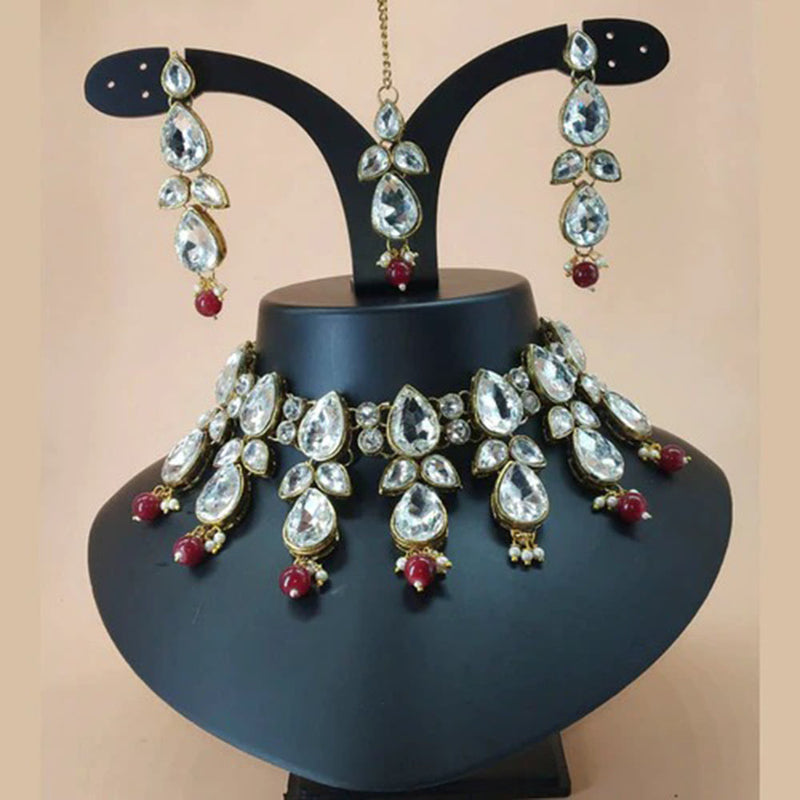 Raj Creation Kundan Necklace Set