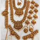 Sangita Creation Gold Plated Bridal Set