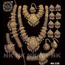 Sangita Creation Gold Plated Bridal Set