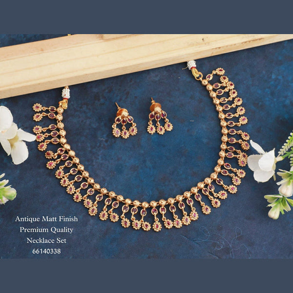 Sangita Creation Kundan Stone Choker Necklace Set