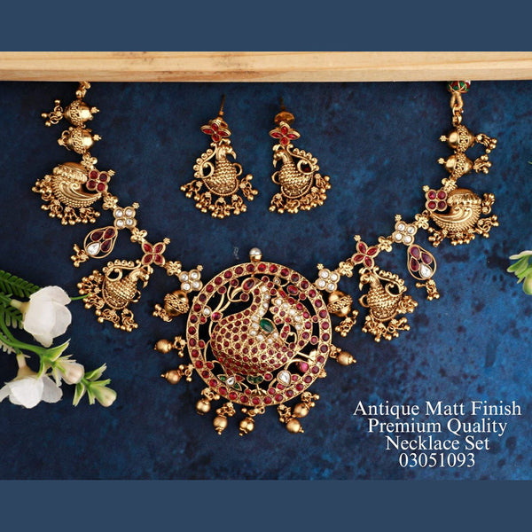 Sangita Creation Temple Necklace Set
