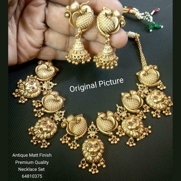 Sangita Creation Temple Necklace Set