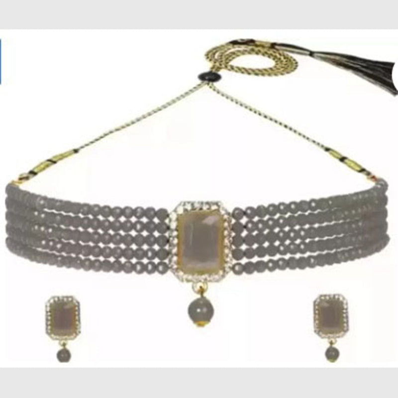 Shrishti Fashion Gold Plated Choker Necklace Set