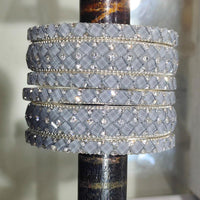 Kiran Bangles Austrian Stone Bangles Set