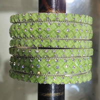 Kiran Bangles Austrian Stone Bangles Set