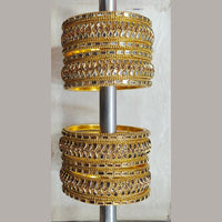 Kiran Bangles Kundan Stone Bangles Set