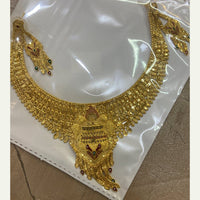 The Jangid Arts Forming Gold Plated Necklace Set