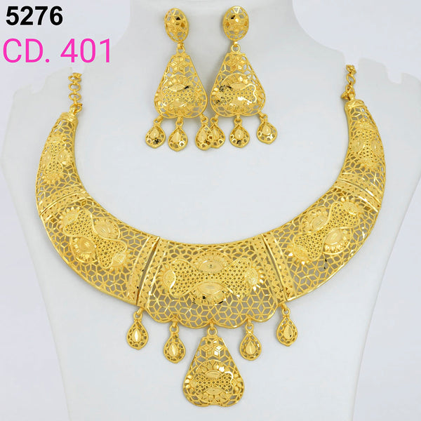 Beautiful gold necklace deals set