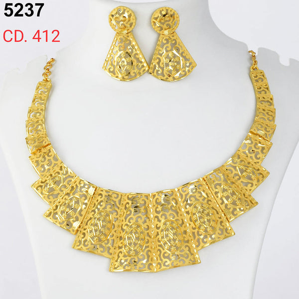 MR Jewellery Forming Gold Plated Necklace Set