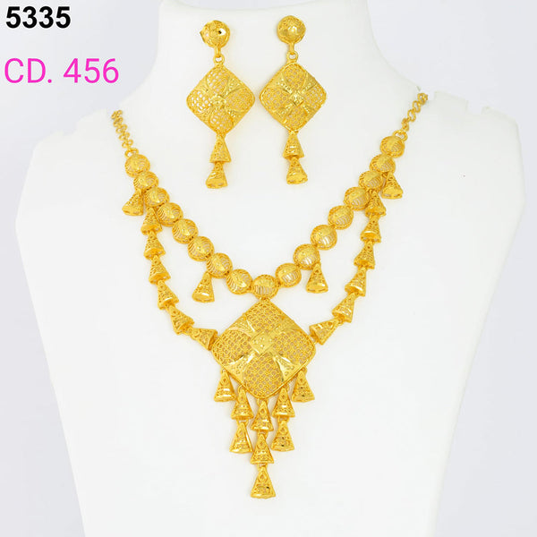 MR Jewellery Forming Gold Plated Necklace Set