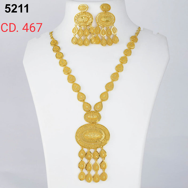 MR Jewellery Forming Gold Plated Necklace Set