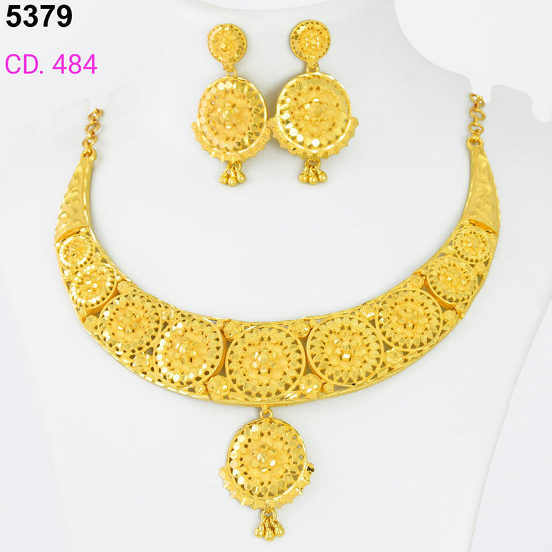 MR Jewellery Forming Gold Plated Necklace Set