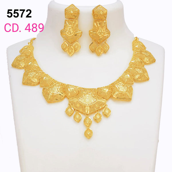 MR Jewellery Forming Gold Plated Necklace Set