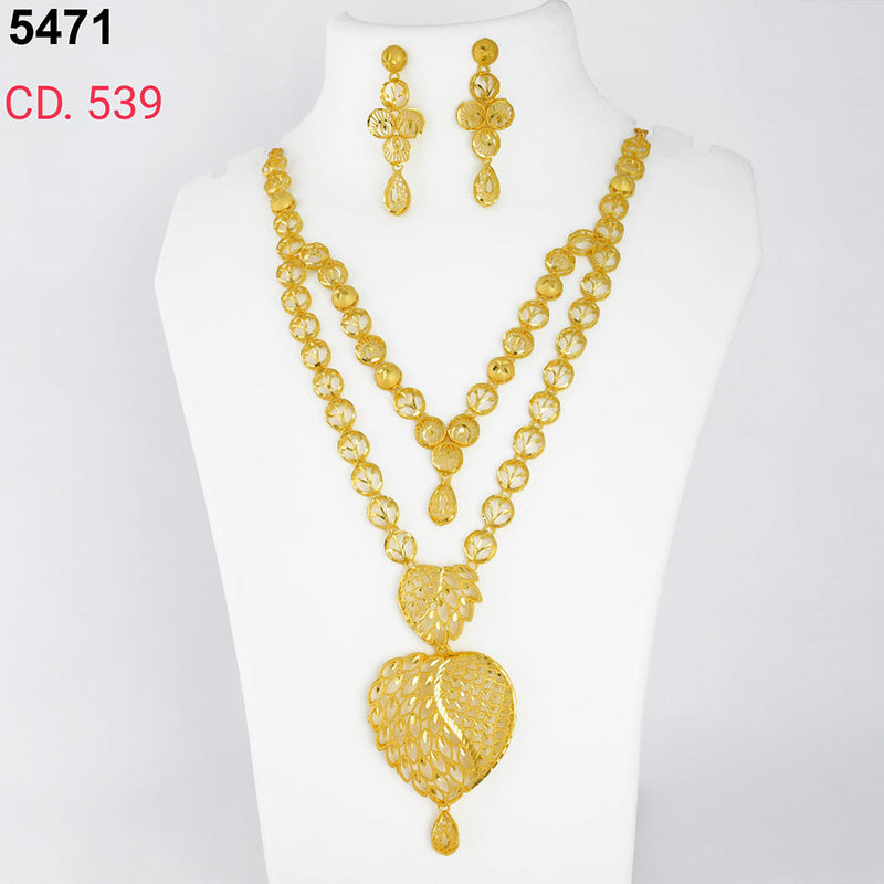 MR Jewellery Forming Gold Plated Necklace Set