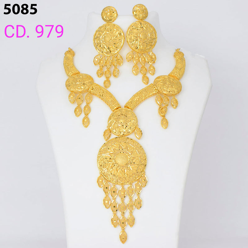 MR Jewellery Forming Gold Plated Necklace Set