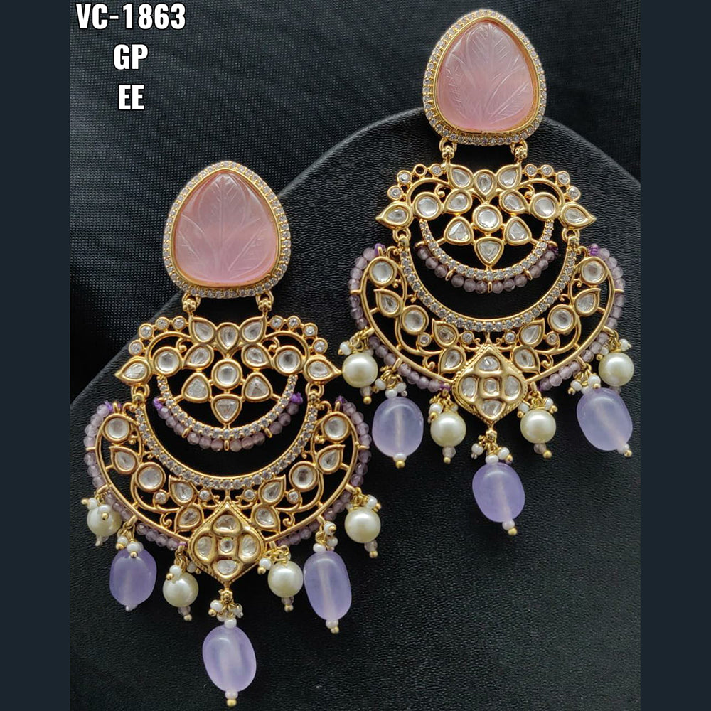 Beautiful cage scripted jhumka earrings, oxidised earrings with pearls,long  earrings, Indian earrings - Vastrabhushan - 3788821