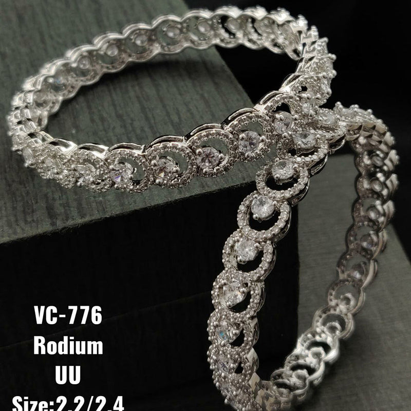 Vivah Creations  AD Stone Bangles Set